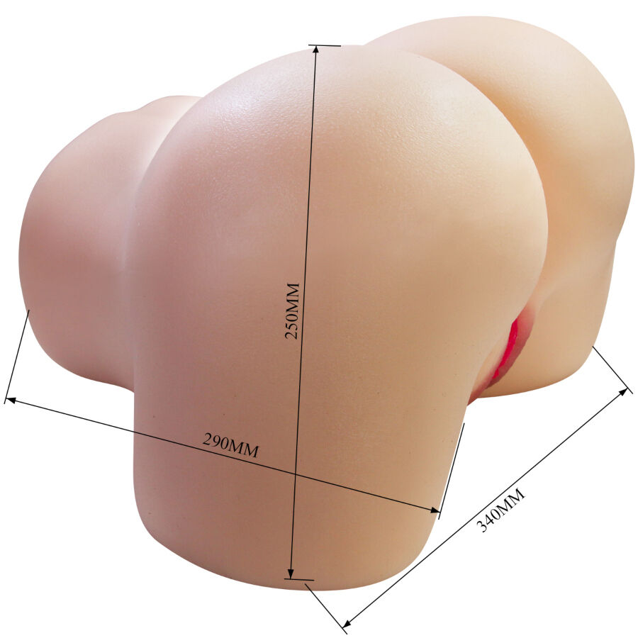 CRAZY BULL - JULIA DERRIÈRE FÉMININ RÉALISTE VAGIN ET ANUS 11 KG