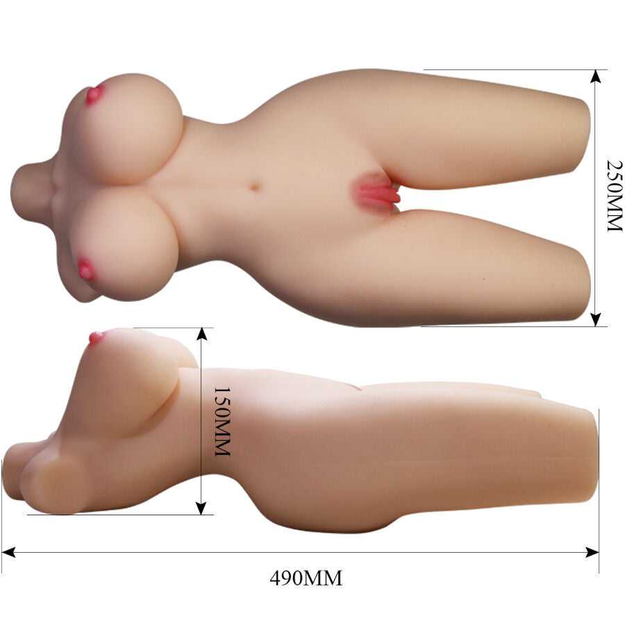 CRAZY BULL - TIFFANY TORSE FÉMININ RÉALISTE VAGIN ET ANUS 5,5 KG