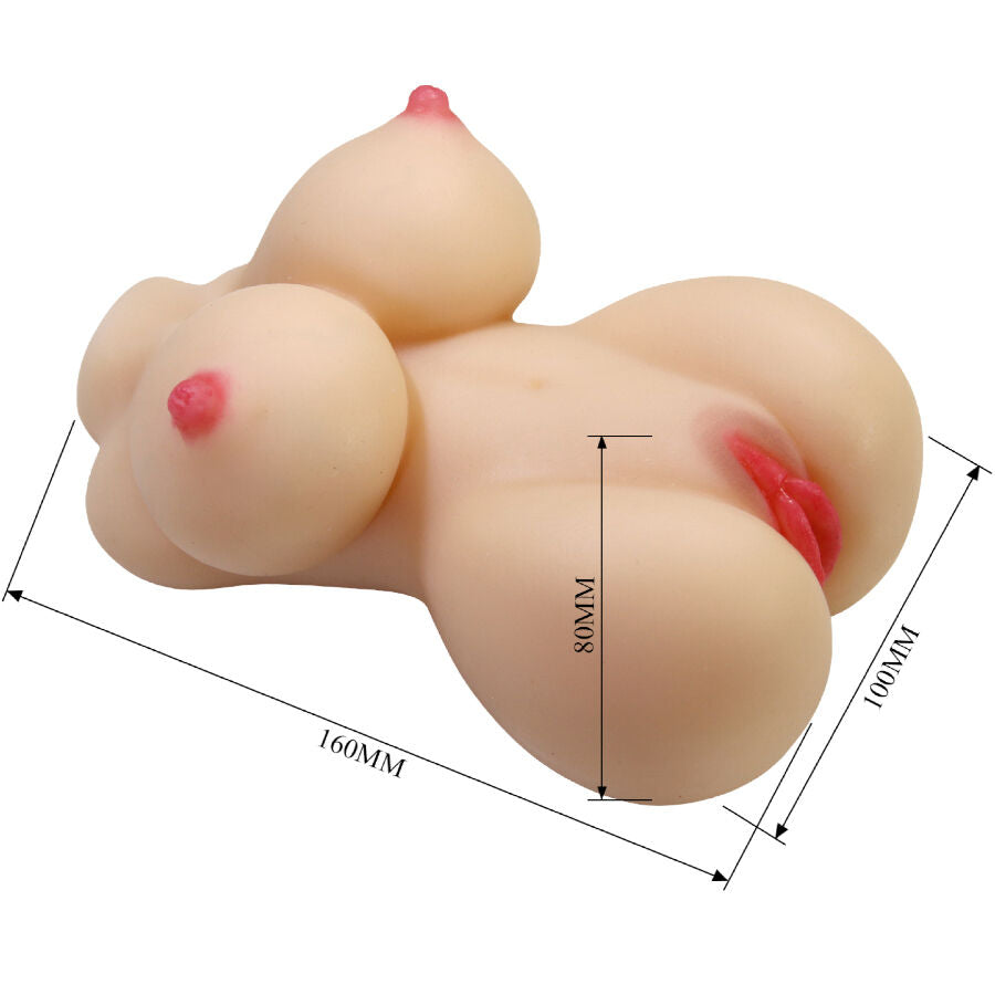 CRAZY BULL - HERTA MINI TORSE FÉMININ RÉALISTE VAGIN 497 G