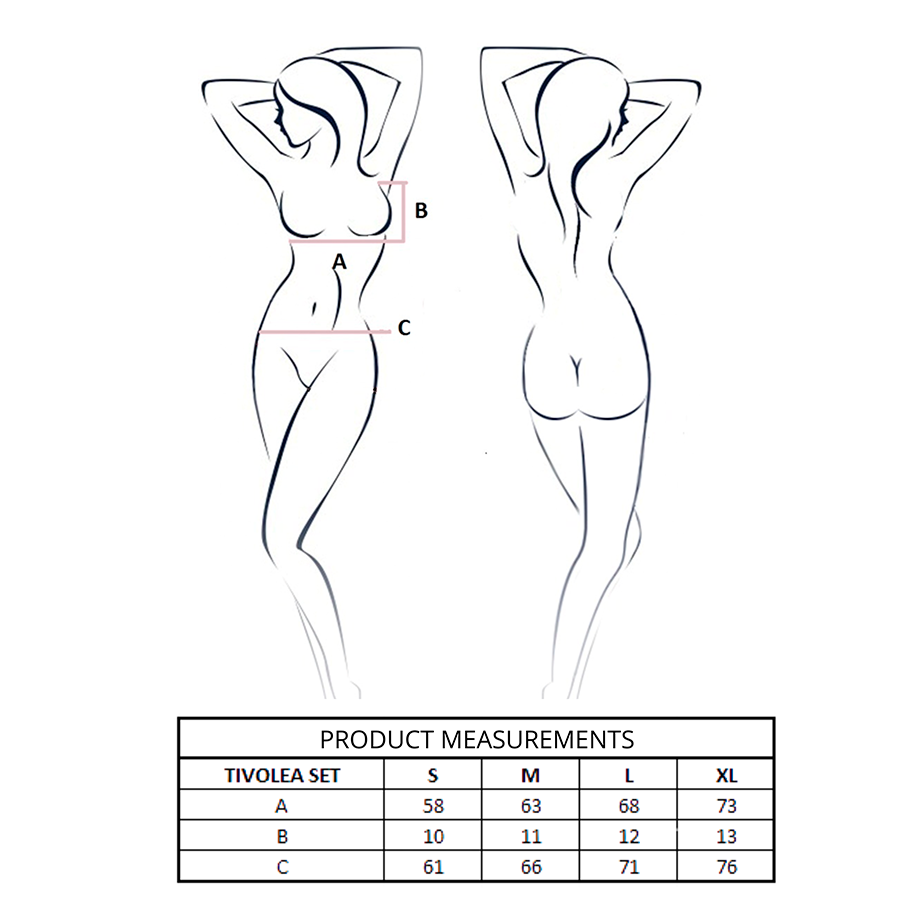 PASSION - TIVOLEA ENSEMBLE SOUTIEN-GORGE + TANGA ROSE CLAIR S/M