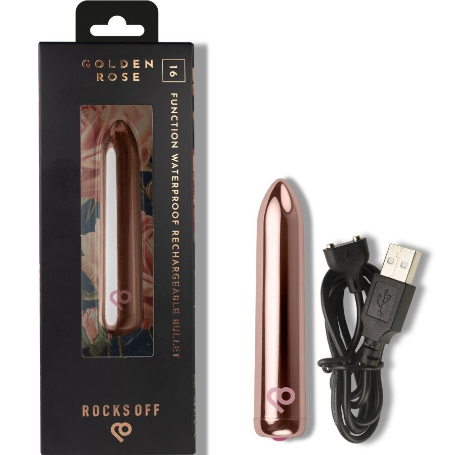 ROCKS-OFF - BALLE VIBRANTE RECHARGEABLE ROSE