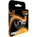UNIQ - PRÉSERVATIFS CLASSIQUES SANS LATEX 3 UNITÉS