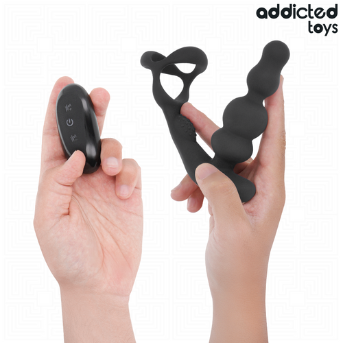 ADDICTED TOYS - ROTATING PROSTATE MASSAGER WITH REMOTE CONTROL