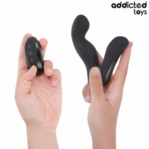 ADDICTED TOYS - OSCILLATING PROSTATE MASSAGER WITH PULSATION MODE AND REMOTE CONTROL