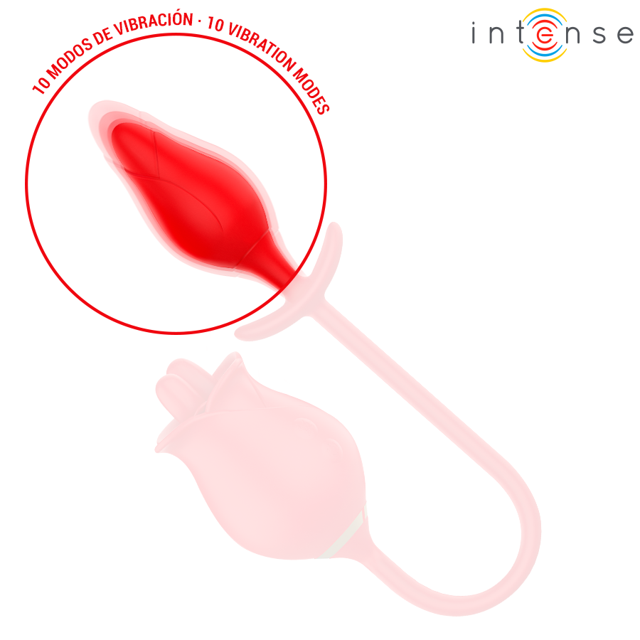 INTENSE - MELANIE DOUBLE STIMULATEUR CLITORIDIEN AVEC LANGUE ZIGZAG