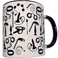 DIABLO PICANTE - MUG BLANC BONDAGE & ANSE NOIRE 370 ML