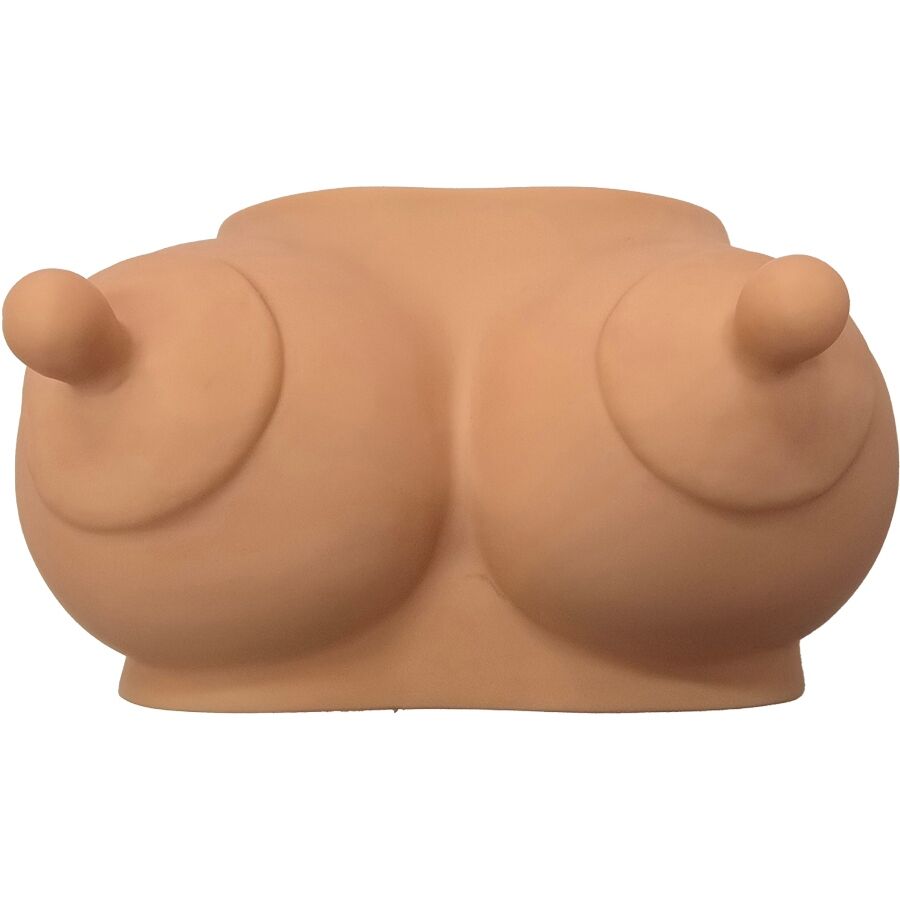 DIABLO PICANTE - HUCHA FORMA DE TETAS TONO CLARO