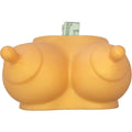 DIABLO PICANTE - TIRELIRE EN FORME DE SEINS TEINTE OR