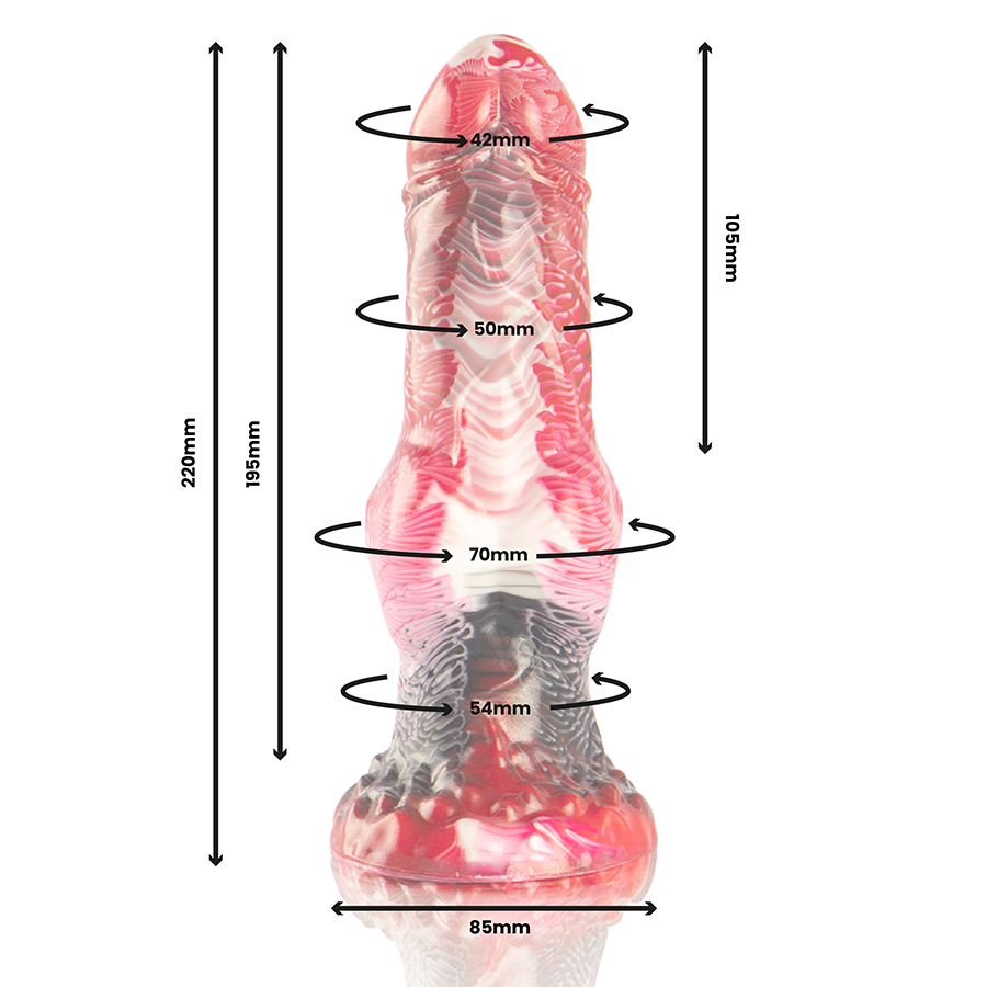 EPIC - HELIOS DILDO AVEC TESTICULES CHALEUR ET EXTATICITÉ