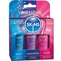 SKINS - VITAL LUBES AQUA, SUPERSLIDE & EXCITE LUBRICANT KIT 3 x 12 ML