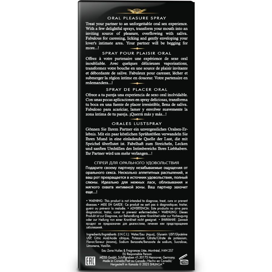 SHUNGA - WAVES PLEASURE SEDUCTIVE ORAL SPRAY WATERMELON 20 ML