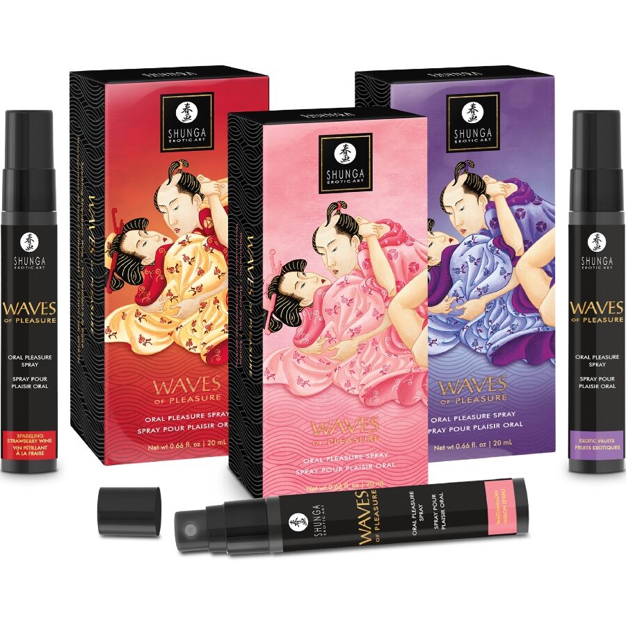 SHUNGA - WAVES PLEASURE SEDUCTIVE ORAL SPRAY WATERMELON 20 ML