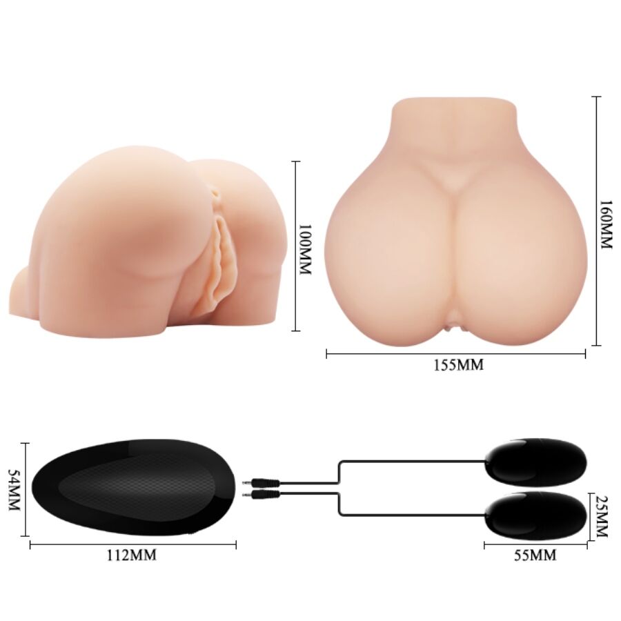 CRAZY BULL - REALISTIC VIBRATING VAGINA AND ANUS POSITION 8