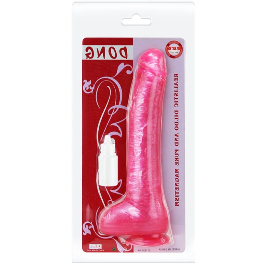 BAILE - DILDO RÉALISTE ROSE AVEC VENTOUSE