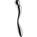 SATISFYER - STAR FORCE 2 DILDO ACERO INOXIDABLE DOBLE USO
