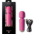ROCKS-OFF - MINI RECHARGEABLE WAND 16 FUNCTIONS FUCHSIA