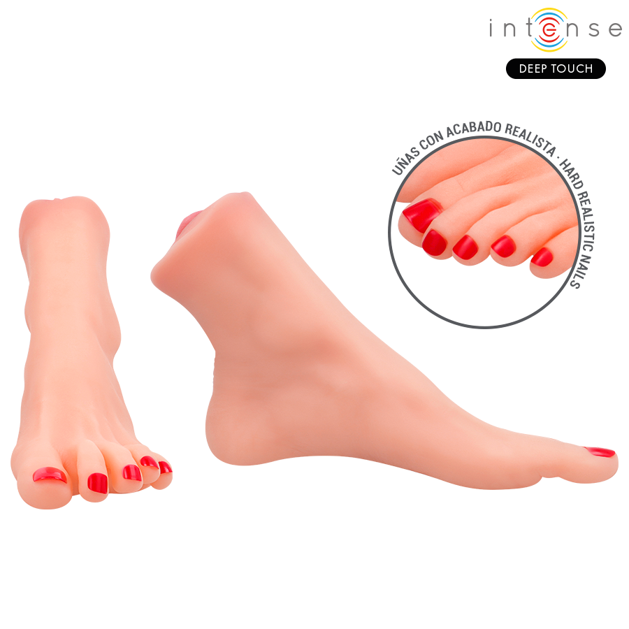 TOUCH PROFOND INTENSE - GABBIE MASTURBATEUR EN FORME DE PIED DEUX PIÈCES