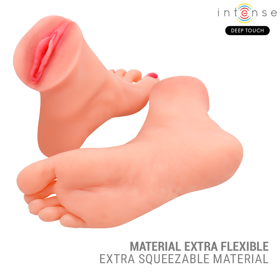 TOUCH PROFOND INTENSE - GABBIE MASTURBATEUR EN FORME DE PIED DEUX PIÈCES