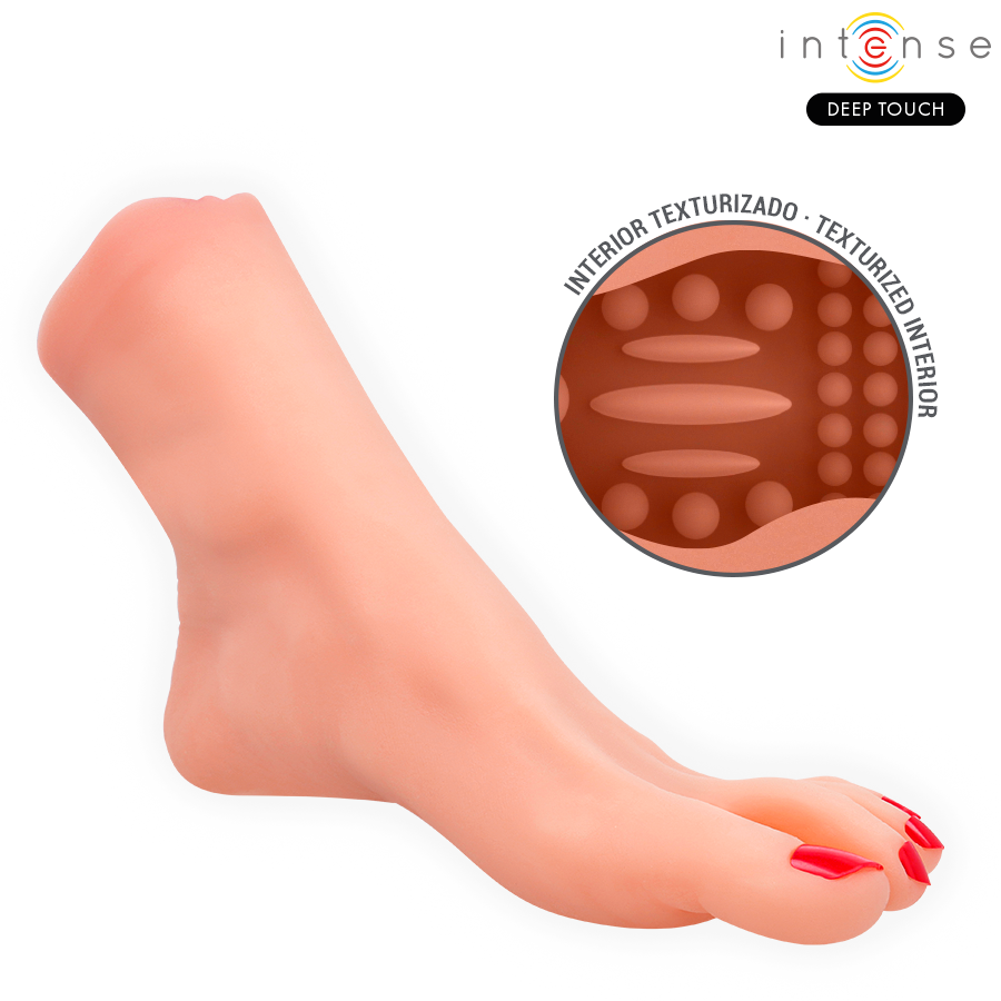 TOUCH PROFOND INTENSE - GABBIE MASTURBATEUR EN FORME DE PIED DEUX PIÈCES