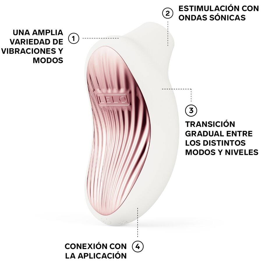 LELO - SONA 3 STIMULATEUR CLITORIDIEN SONIQUE BLANC