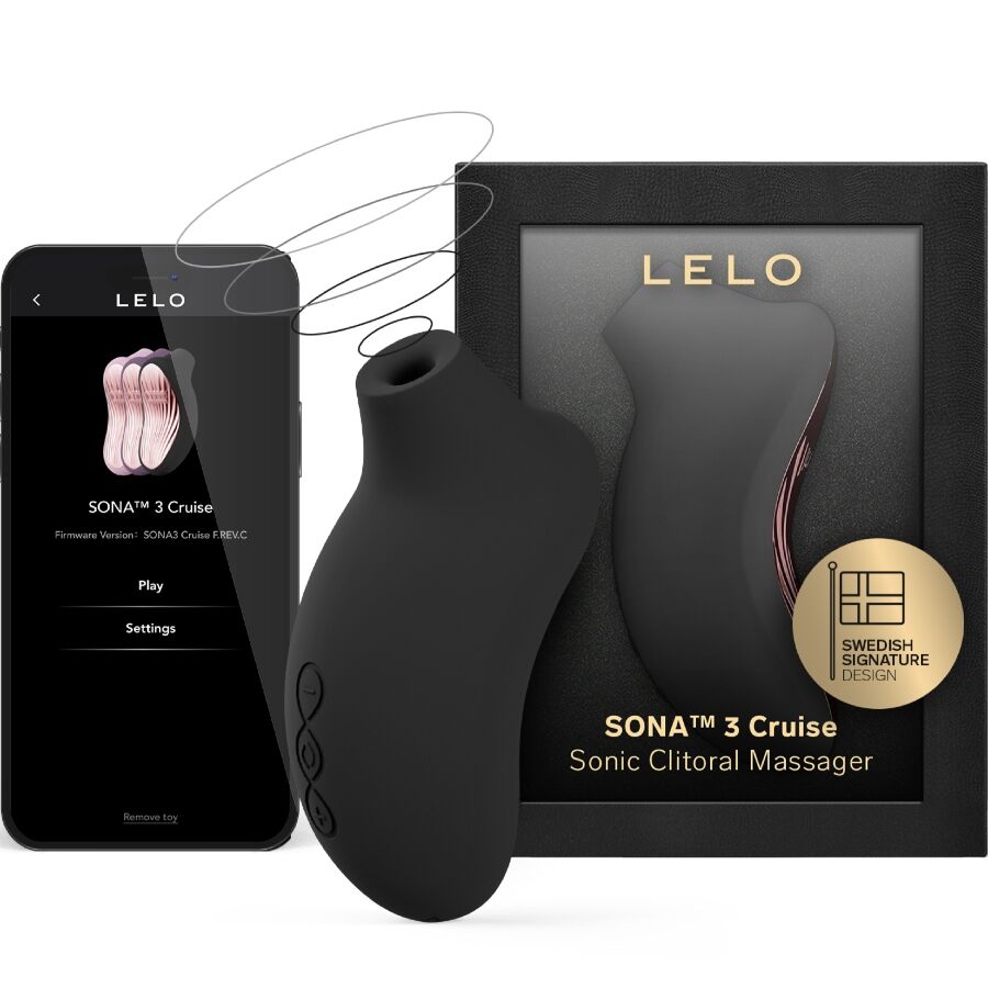 LELO - SONA 3 CRUISE MASSAGEUR CLITORIDIEN SONIQUE NOIR