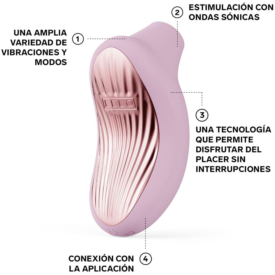 LELO - SONA 3 CRUISE MASSEUR CLITORIDIEN SONIQUE ROSE
