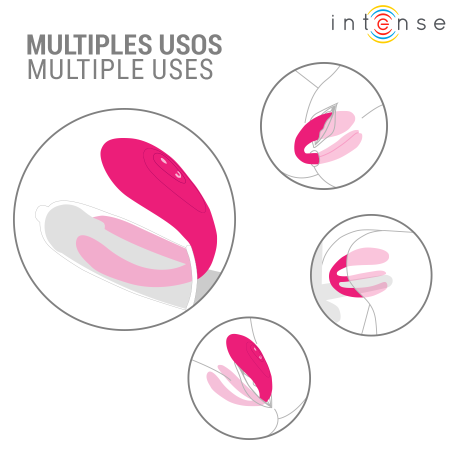 INTENSE - JULIA VIBRATOR & REMOTE CONTROL CLAMP STIMULATOR