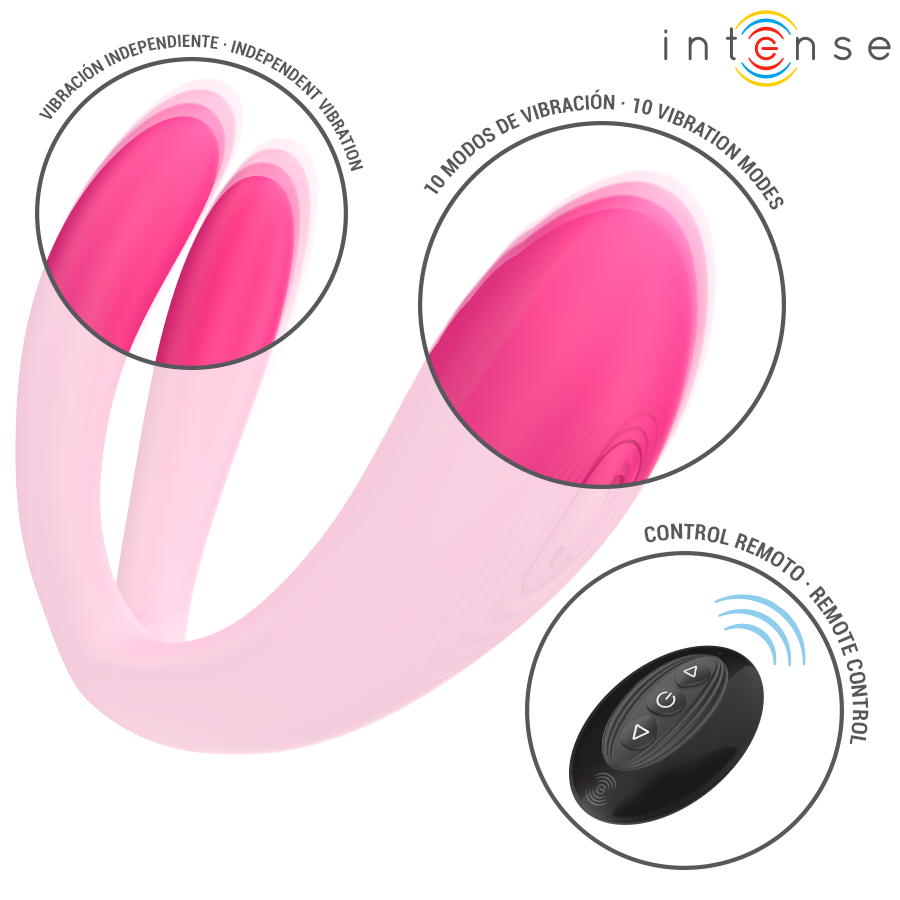 INTENSE - JULIA VIBRATOR & REMOTE CONTROL CLAMP STIMULATOR