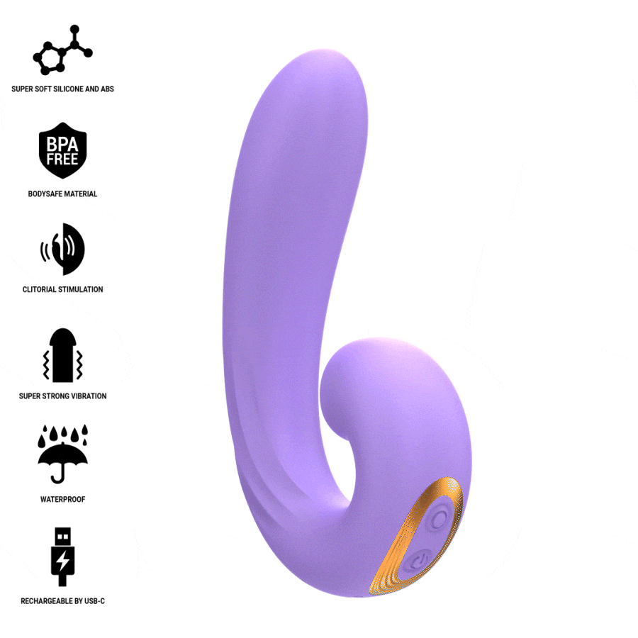 INTENSE - MERYL STIMULATEUR CLITORIDIEN DOUBLE VIBRATION