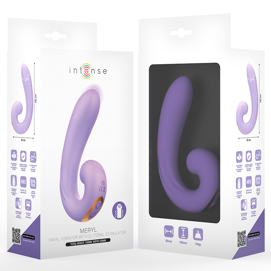 INTENSE - MERYL STIMULATEUR CLITORIDIEN DOUBLE VIBRATION