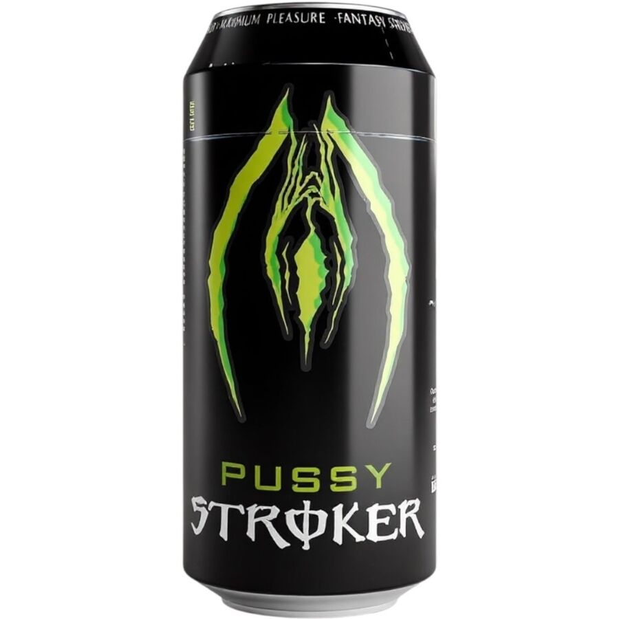 ALIVE - PUSSY STROKER MALE MASTURBATOR VAGINA ENERGY DRINK CAN