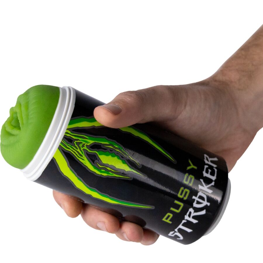 ALIVE - PUSSY STROKER MALE MASTURBATOR VAGINA ENERGY DRINK CAN