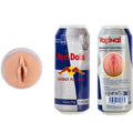 ALIVE - RED DOLL MALE MASTURBATOR VAGINA ENERGY DRINK CAN