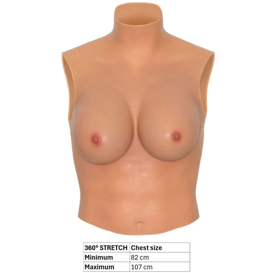 HIDDEN DESIRE - ALTER EGO WEARABLE CHEST SHIRT CUP D NATURAL