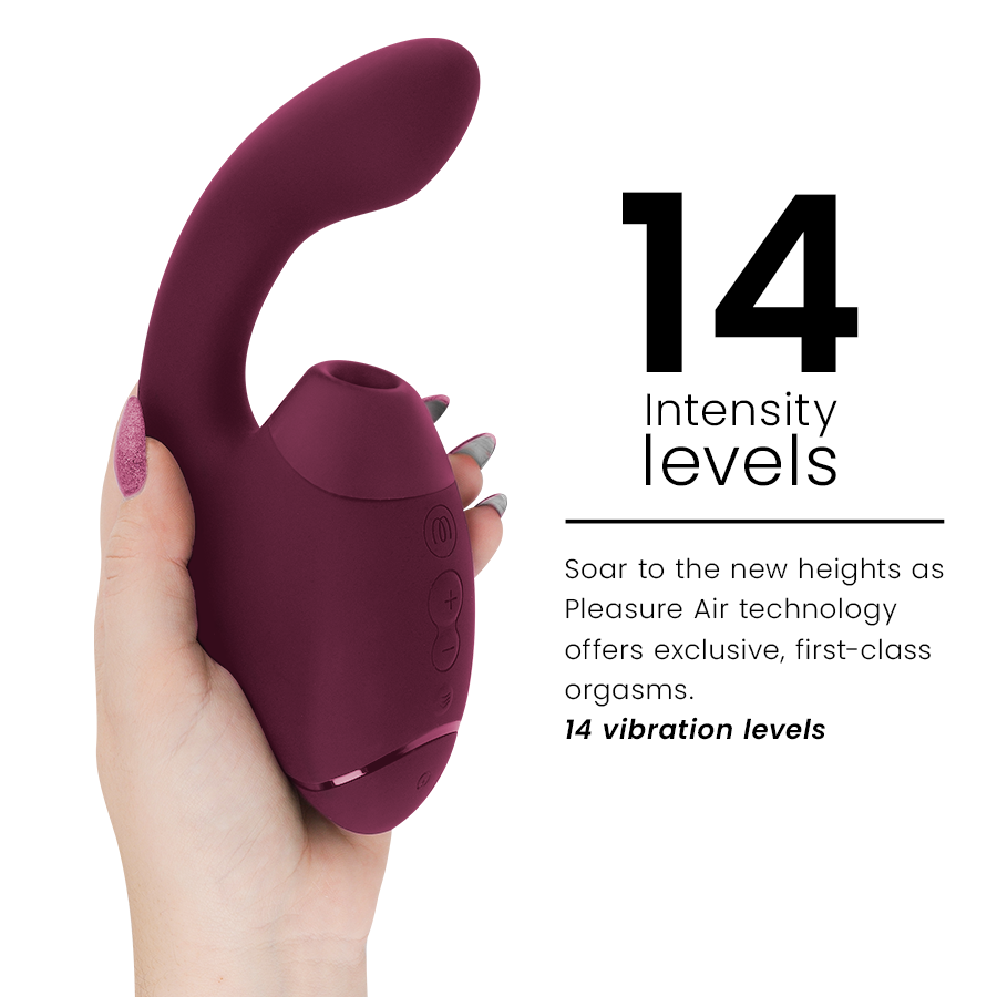 WOMANIZER - DUO NEXT DUAL CLITORAL & PINK G-SPOT VIBRATOR STIMULATOR