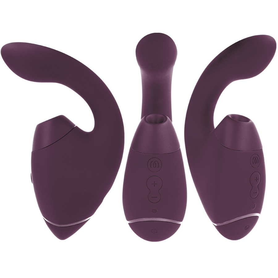 WOMANIZER - DUO NEXT DUAL CLITORAL & G-SPOT VIBRATOR STIMULATOR PURPLE