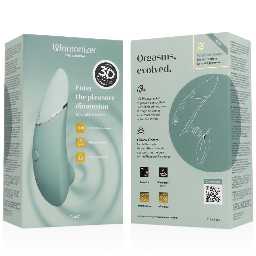 WOMANIZER - NEXT CLITORIS STIMULATOR LIGHT GREEN