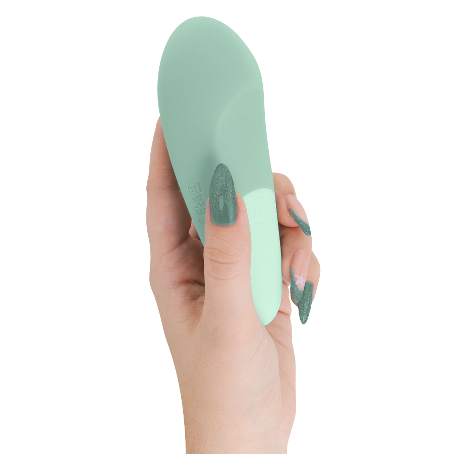 WOMANIZER - VIBE LAY-ON SILENT VIBRATOR LIGHT GREEN