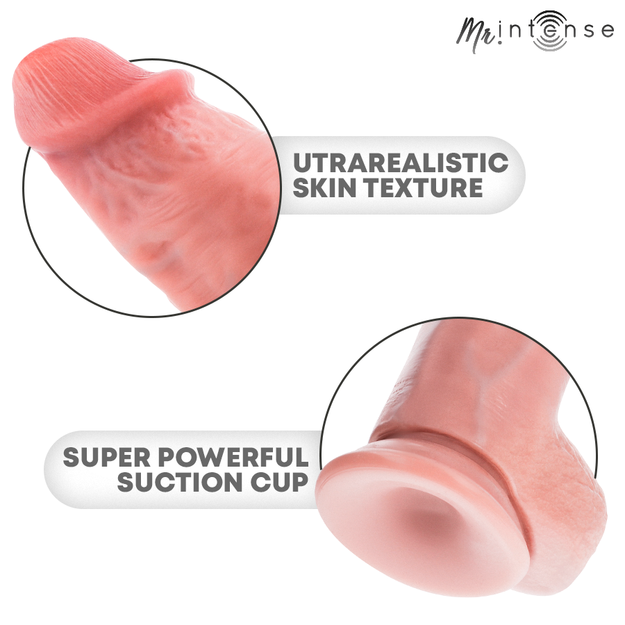 MR INTENSE - GODEMICHET SPENCER EN SILICONE TAILLE MOYENNE 23 CM -Ø- 5.7 CM