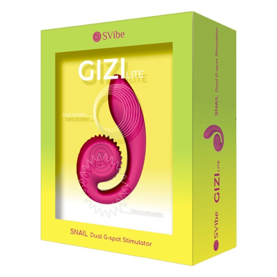 SNAIL VIBE - GIZI LITE VIBREUR DOUBLE POINT G ET CLITORIS ROSE