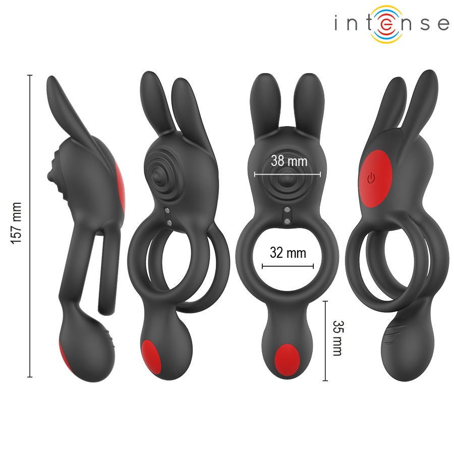 INTENSE - QUINN ANNEAU VIBRANT DOUBLE AVEC TÉLÉCOMMANDE