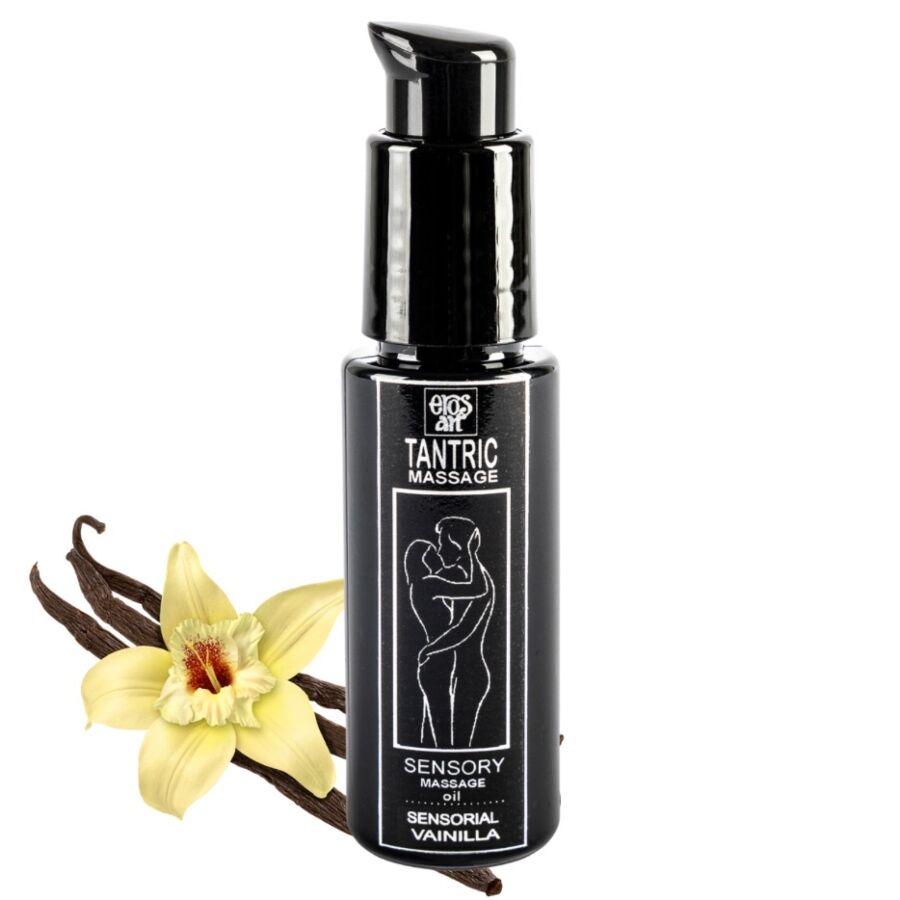 EROS-ART - HUILE DE MASSAGE TANTRIQUE NATURELLE ET APHRODISIAQUE VANILLE 30 ML