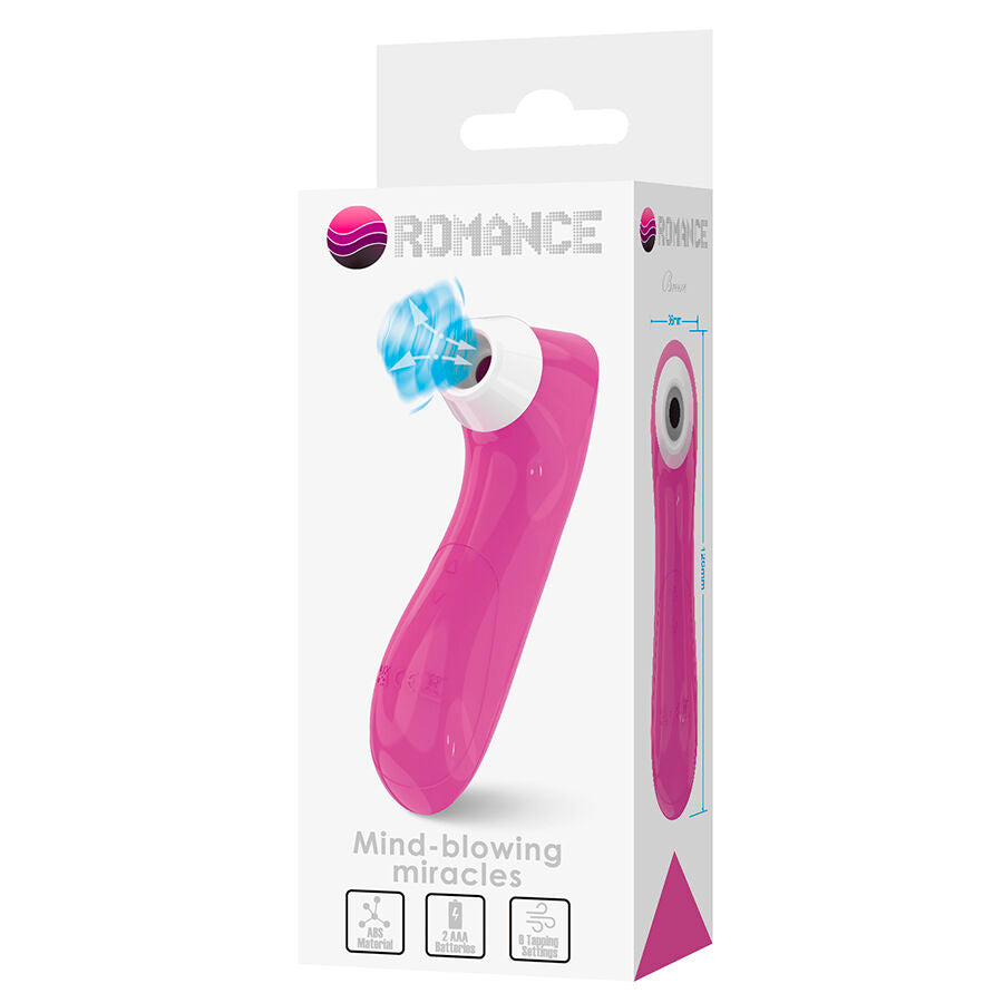 ROMANCE - SUCCIONADOR DE CLÍTORIS CON TECNOLOGÍA DE PULSACIÓN ROSA