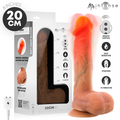 MR INTENSE - LOGAN DILDO VIBRADOR CON EFECTO CALOR Y CONTROL REMOTO 20 CM -Ø- 4.1 CM