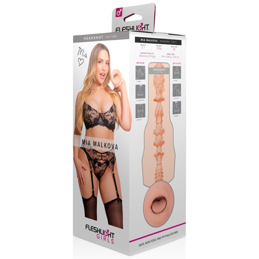 FLESHLIGHT GIRLS - MIA MALKOVA HEADSHOT BOCA