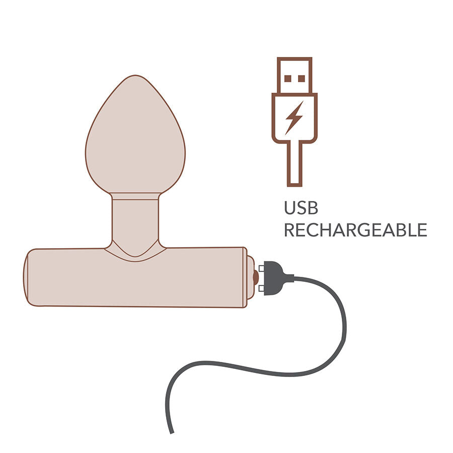 ROCKS-OFF - NOVA ASTRYX PREMIUM PLUG ANAL RECARGABLE 16 FUNCIONES VIOLETA