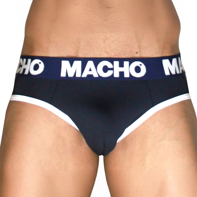 MACHO - MCH008 SLIP CLÁSICO AZUL MARINO XL