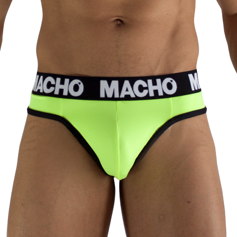 MACHO - MTG001 TANGA AMARILLO FLUOR XL