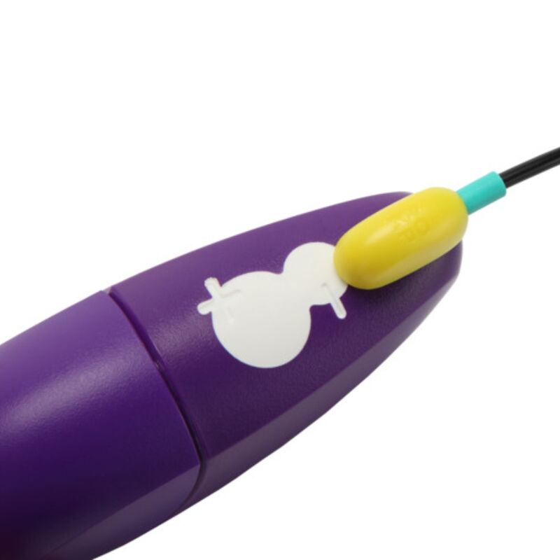 ROMP - FREE ESTIMULADOR DE CLÍTORIS CON TAPA 10 NIVELES RECARGABLE MORADO