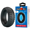 CRAZY BULL - MERRITT ANILLO PARA PENE TEXTURIZADO SILICONA NEGRO